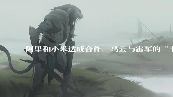 阿里和小米达成合作，马云与雷军的“非典型联盟”？_基金——_市场_资本
